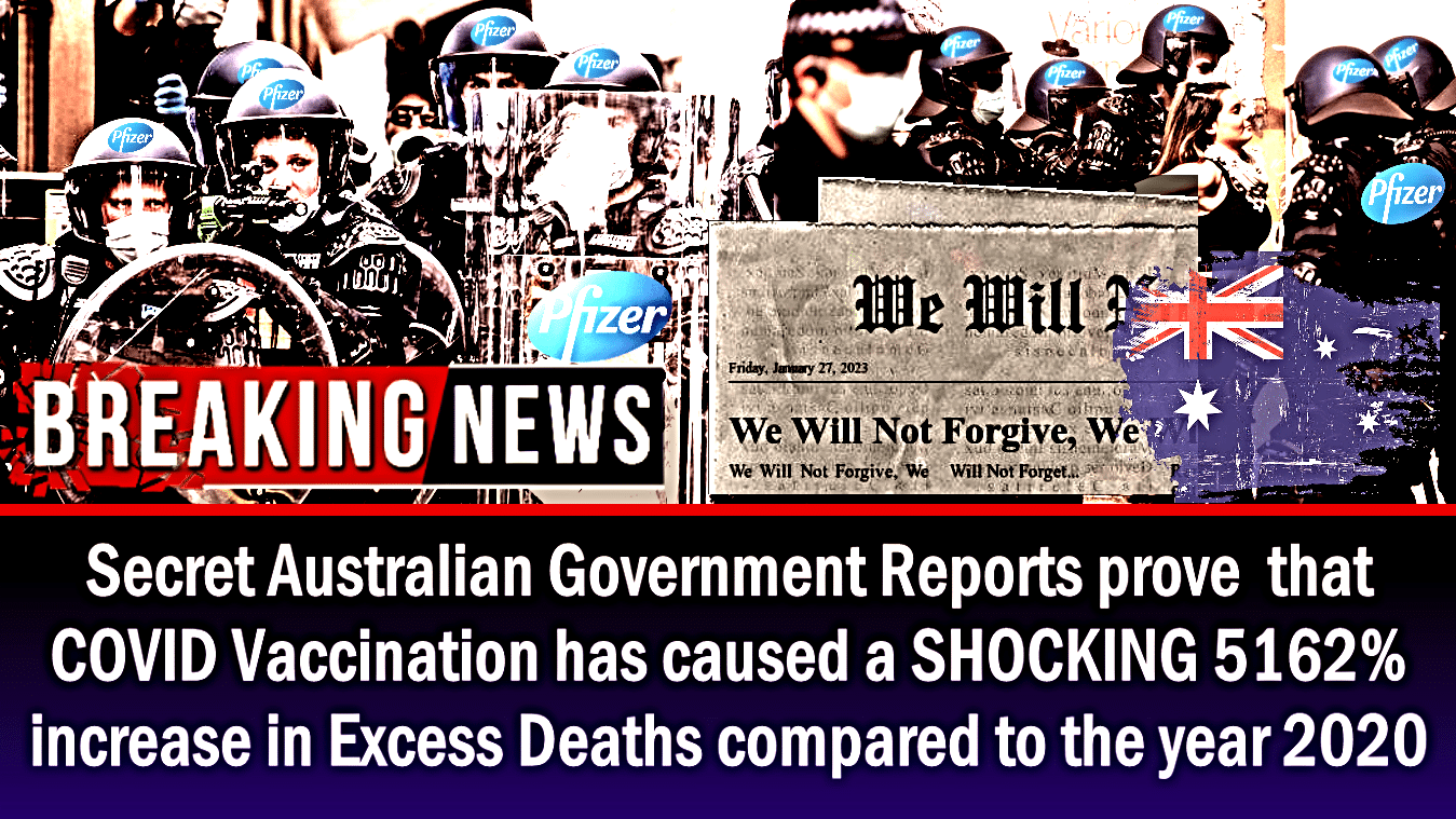 BREAKING: Secret Australian Government Reports prove COVID Vaccination has caused a shocking 5162% increase in Excess Deaths compared to the year 2020 - The Expose