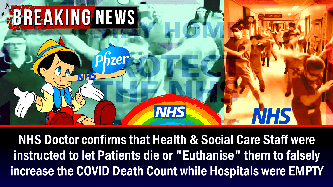 BREAKING: NHS Doctor confirms Health & Social Care Staff were instructed to let Patients die or “euthanize” them to falsely increase the COVID Death Count while Hospitals were EMPTY - The Expose