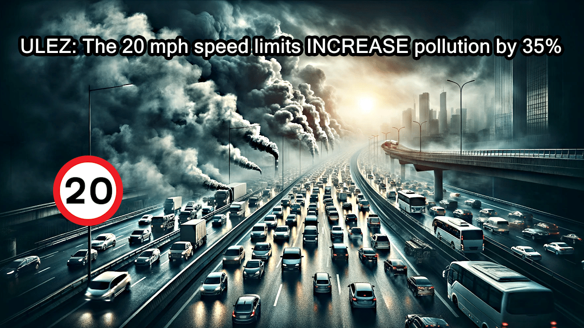 ULEZ: The 20 mph speed limits INCREASE pollution by 35% - The Expose