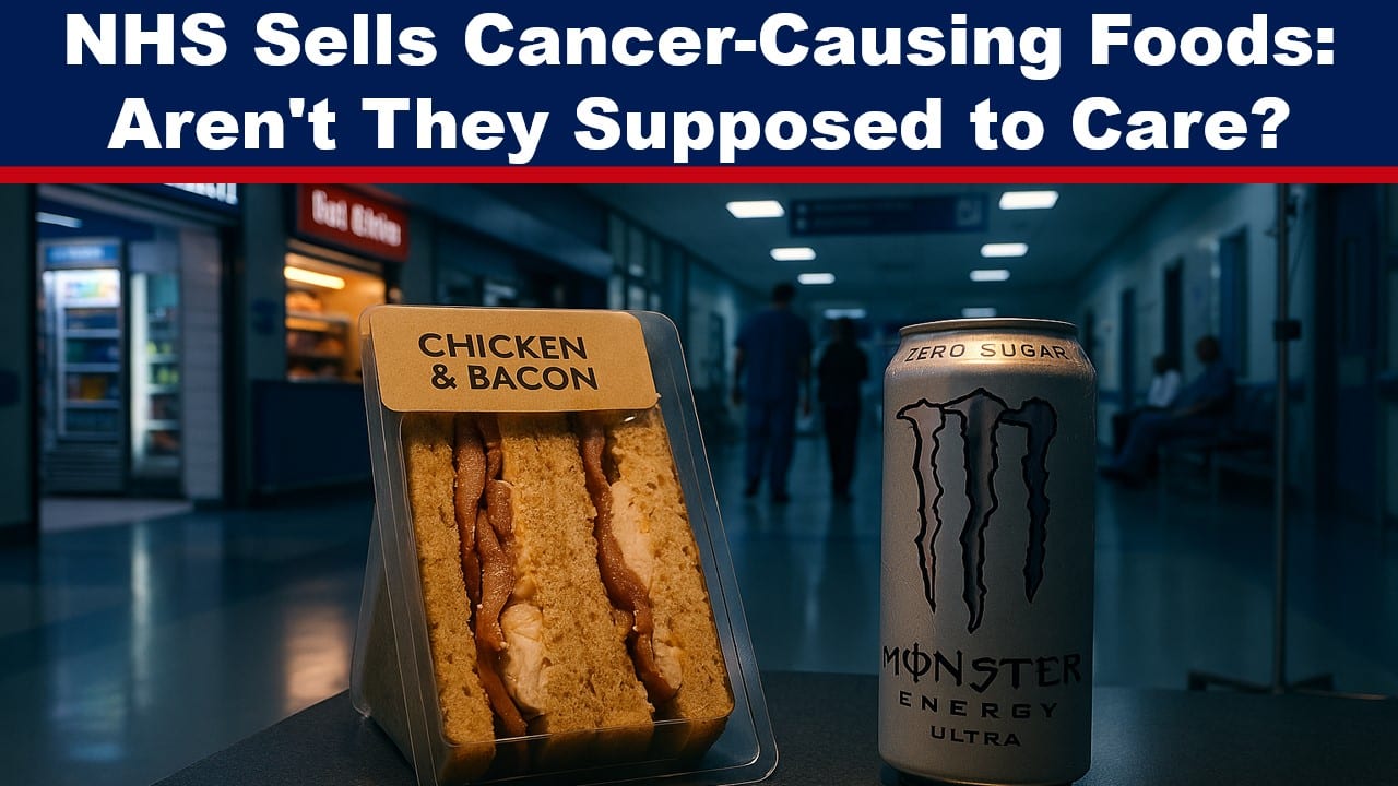 NHS Hospital Food Exposed: Cancer Risk, Processed Meat, Energy Drinks
