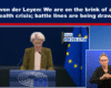 Expose News: Ursula von der Leyen addresses a looming global health crisis, declaring battle lines are being drawn, signaling urgent international action.