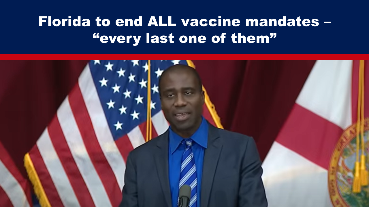 Florida to end ALL vaccine mandates – “every last one of them” - The Expose thumbnail