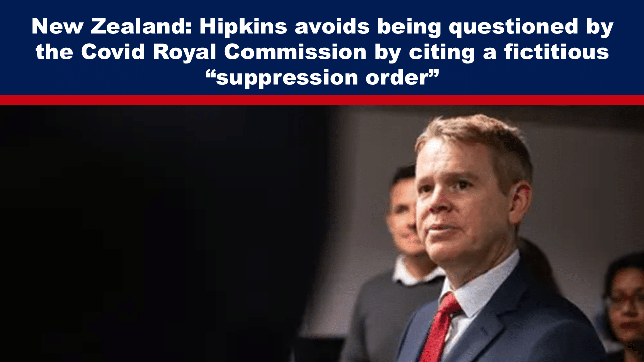 Expose News: New Zealand drama: Hipkins dodges Covid inquiry using a mysterious "suppression order" excuse, stirring curiosity and buzz.