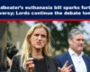 Expose News: Leadbeater's euthanasia bill controversy heats up; Lords to debate tomorrow. Politicians passionately discuss key issues on the matter.