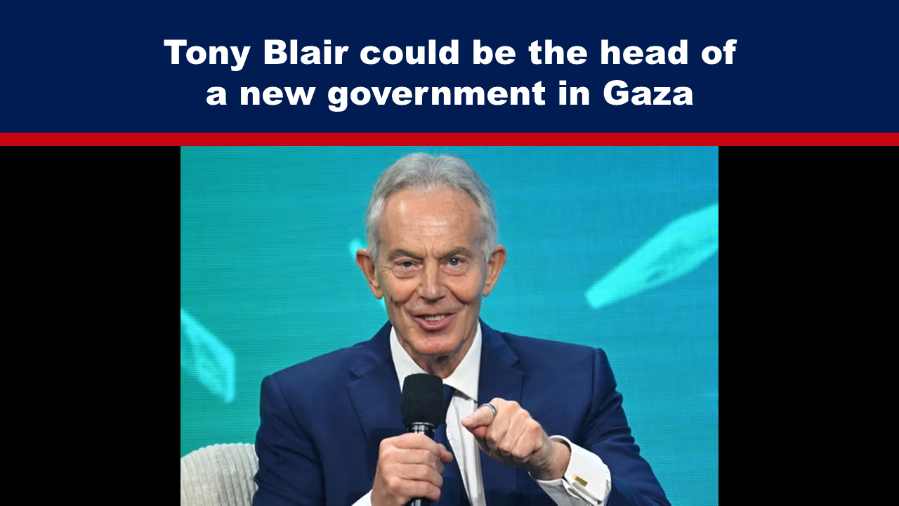 Expose News: Tony Blair speaking energetically, rumored to be the head of a new government in Gaza. Could big changes be on the horizon? Stay tuned!