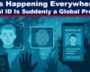 Expose News: Digital ID going global at lightning speed; once labeled a conspiracy now a pressing issue. Global map with ID graphics and smartphone.