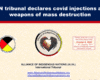 Expose News: AIN tribunal's bold declaration: COVID injections labeled as weapons of mass destruction in shocking twist!