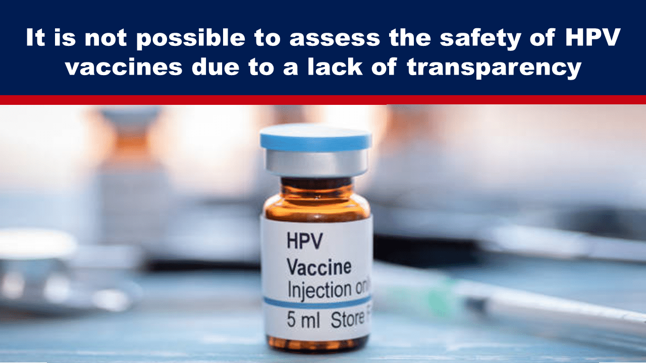 Expose News: HPV vaccine bottle raising safety concerns due to transparency issues; public calls for more clarity on vaccine assessments.