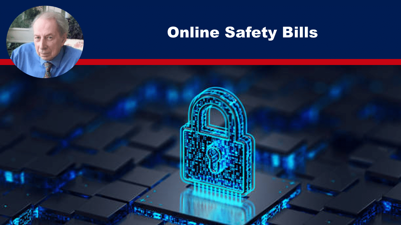 Expose News: Digital lock image with the headline "Online Safety Bills," hinting at the latest buzz in internet security news.