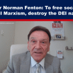 Expose News: Professor discusses freeing society from Cultural Marxism and destroying the DEI narrative, standing against the flow in his office setting.