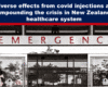 Expose News: Emergency room entrance in New Zealand highlights the strain on the healthcare system due to adverse effects from COVID injections.