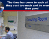 Expose News: Consulting room with text overlay: "The time has come to sack all GPs – they cost too much and do more harm than good."