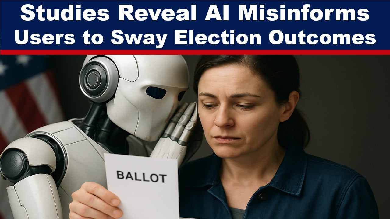 AI Found to Mislead Voters and Change Election Outcomes thumbnail