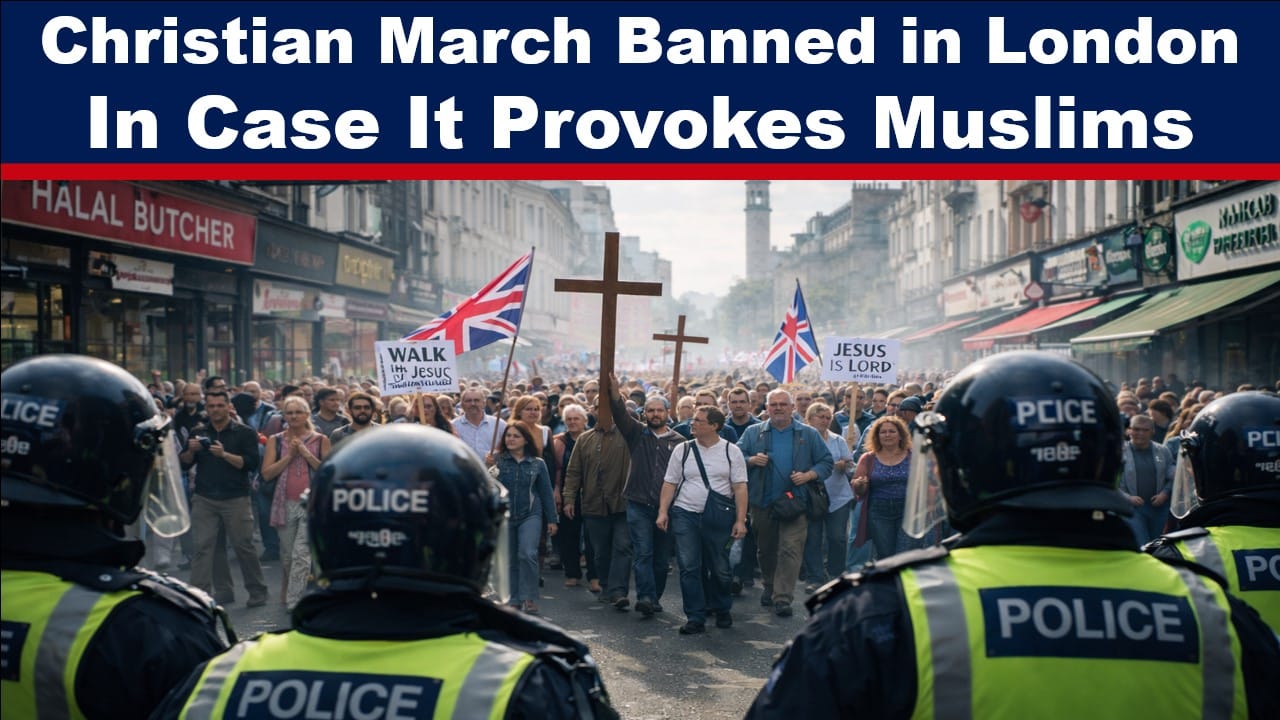 Christian Protest Blocked by Police Because It Passes Through “Muslim Area” of London
