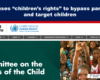 Expose News: OMG! The UN is using 'children's rights' to sneak around parents and target our kids! This website aims to bypass parents for children targeting!