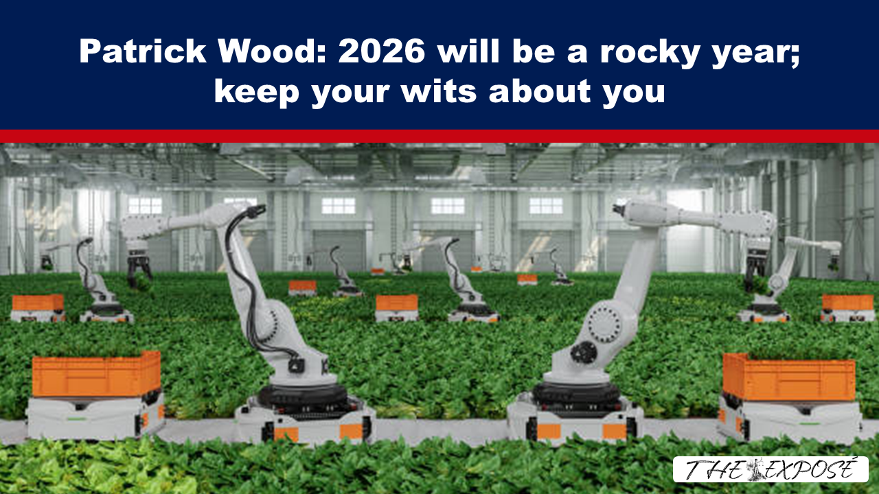 Expose News: Patrick Wood predicts 2026 will be a disaster! Robot farms point to trouble ahead! Keep your wits about you, folks!