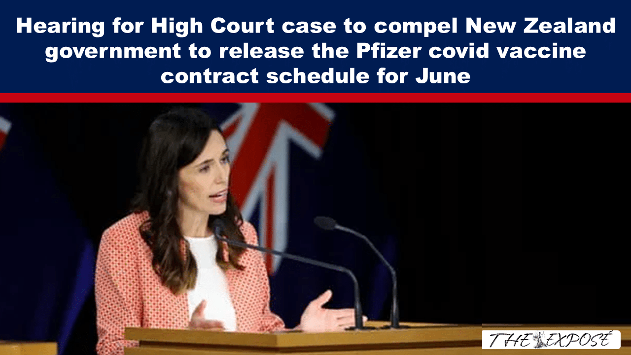 Hearing for High Court case to compel New Zealand government to release the Pfizer covid vaccine contract schedule for June