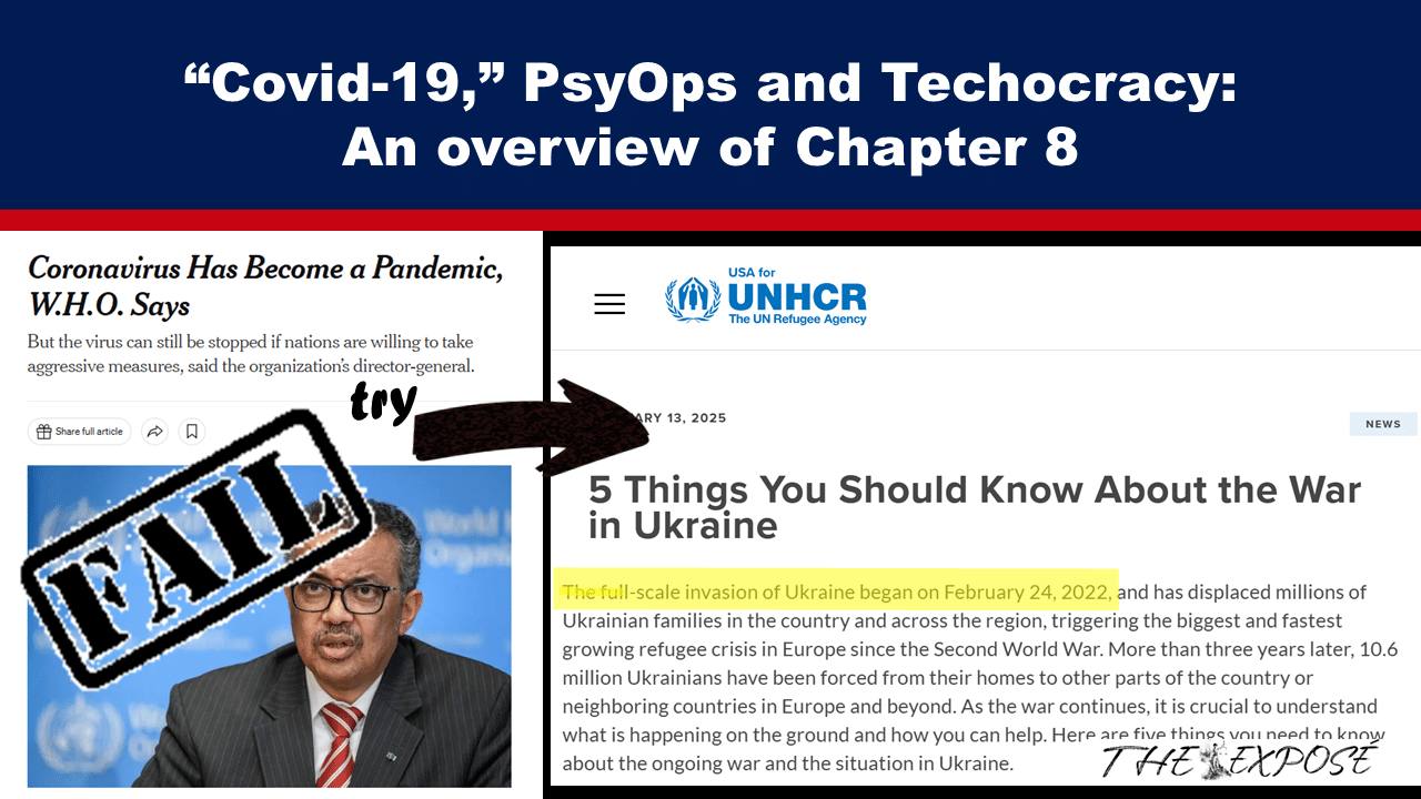 - The Expose Expose News: Covid-19, PsyOps and Technocracy – Get the full scoop on Chapter 8! Pandemic Fail? Ukraine war deep dive. What's REALLY going on? UNHCR inside!