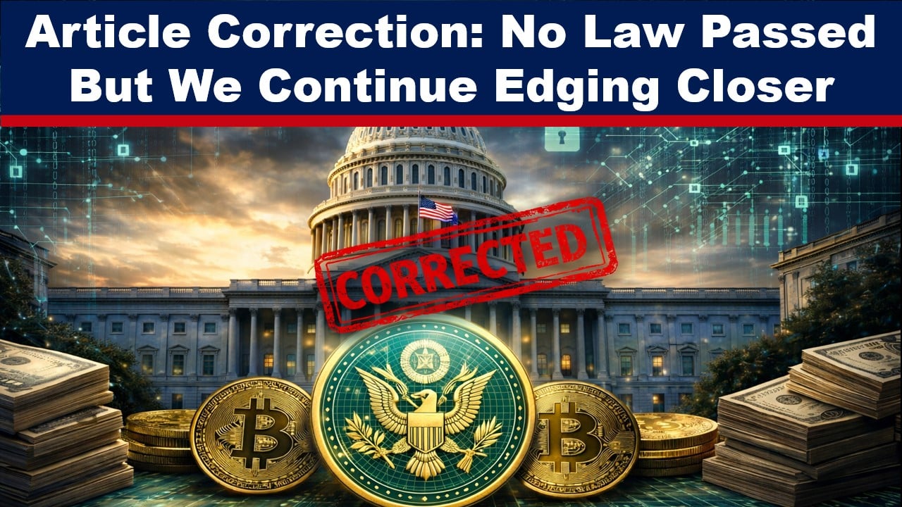 Correction: There Is No “Digital Currency Modernization Act”