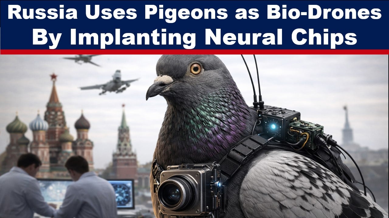 Russia Develops “Cyborg Spy Pigeons” Using Live Birds