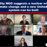 - La exposición Expose News: Reunión de Zoom de una ONG de sostenibilidad que debate el uso del invierno nuclear para abordar el cambio climático y renovar el sistema de las Naciones Unidas.