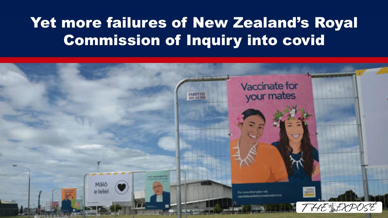 Yet more failures of New Zealand’s Royal Commission of Inquiry into covid - The Expose thumbnail