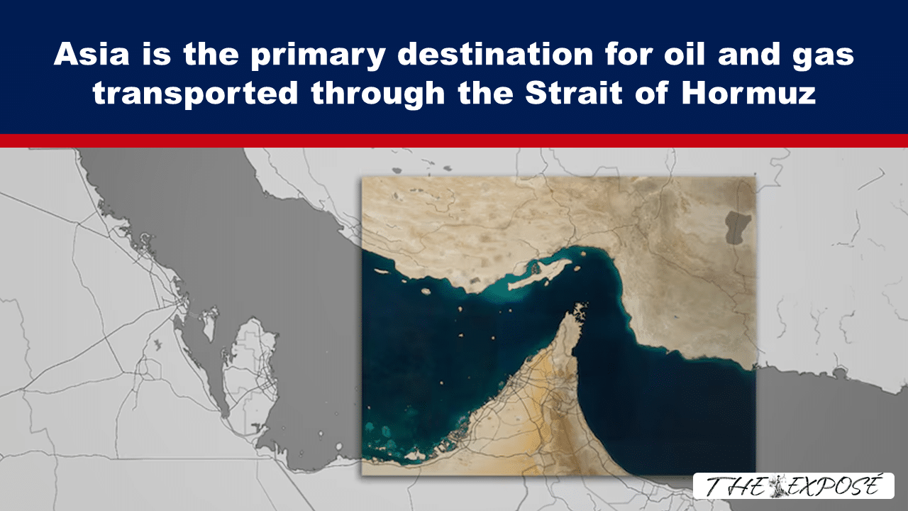 Asia is the primary destination for oil and gas transported through the Strait of Hormuz - The Expose thumbnail