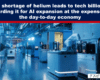 Expose News: Tech billionaires hoarding helium for AI growth, risking everyday economy amid global shortage. What's next?