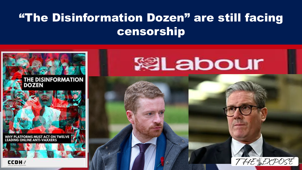 Expose News: The Disinformation Dozen are still facing censorship! The drama unfolds as these figures challenge the system.