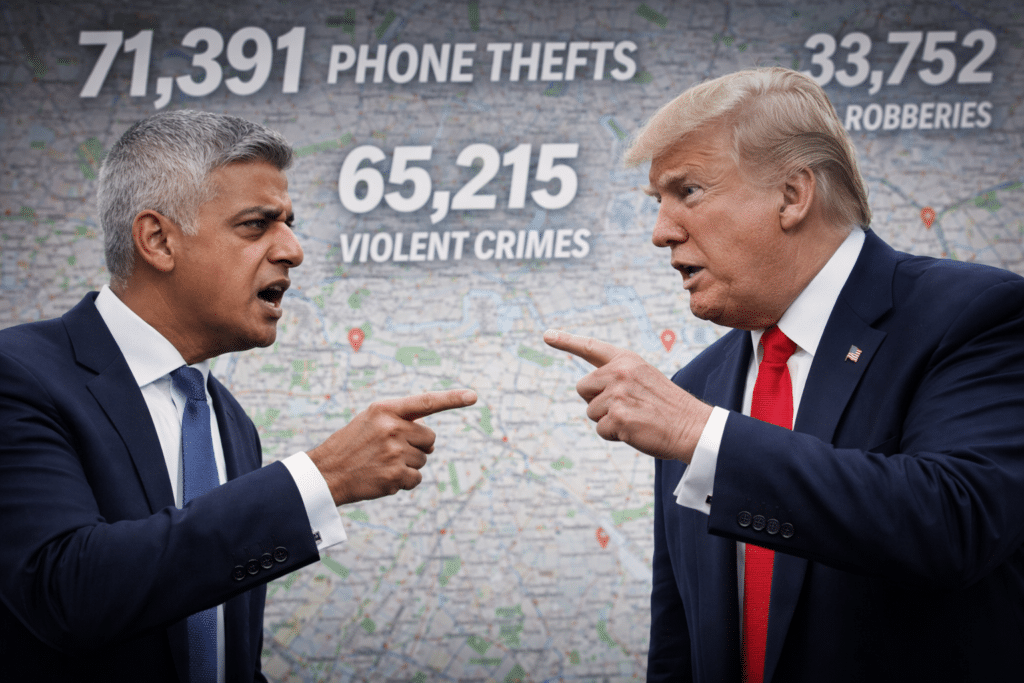 Some Key London Crime Stats as Trump and Khan Exchange Political Blows