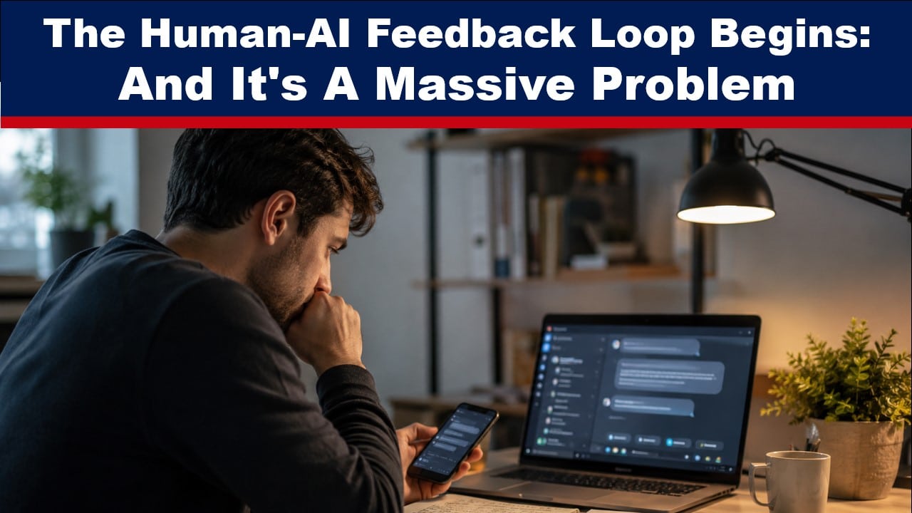 Are We Teaching AI, or is AI Teaching Us? The Dangerous Feedback Loop Ahead thumbnail