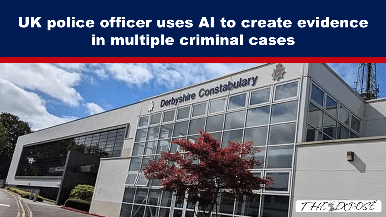 UK police officer uses AI to create evidence in multiple criminal cases - The Expose thumbnail