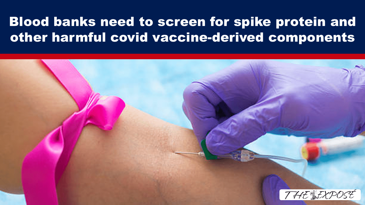 Close-up of a medical professional in purple gloves giving a vaccine injection into a person’s upper arm, with a pink strap visible on the arm.